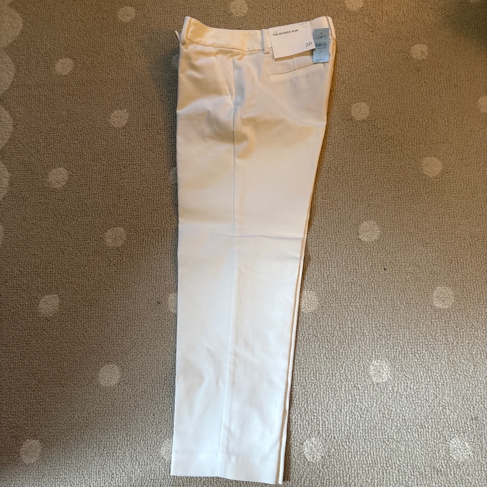 The Loft Riviera white pants